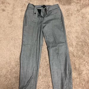 White House black market black check dress pants